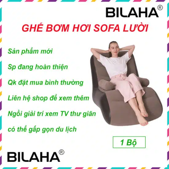 ghế lười, sofa lười, ghế bơm hơi, gối bơm hơi, ghế hơi thư giãn